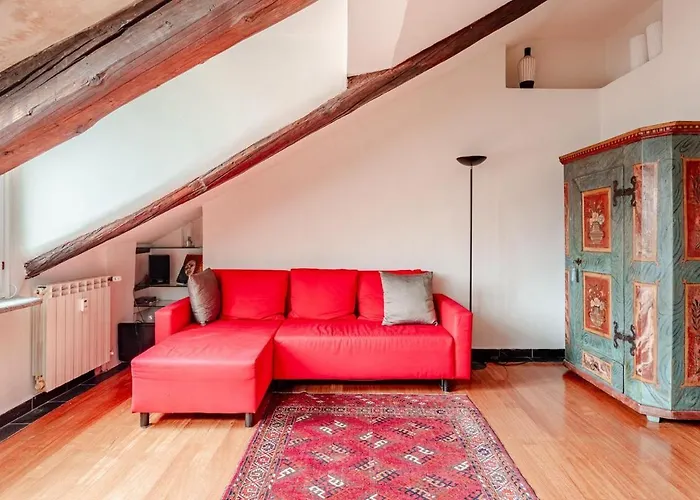 Panoramic Overlooking The Po River *