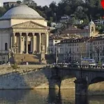 Panoramic Overlooking The Po River *